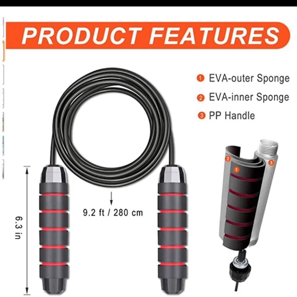 Fitness Skipping Rope - Picture 6 of 10